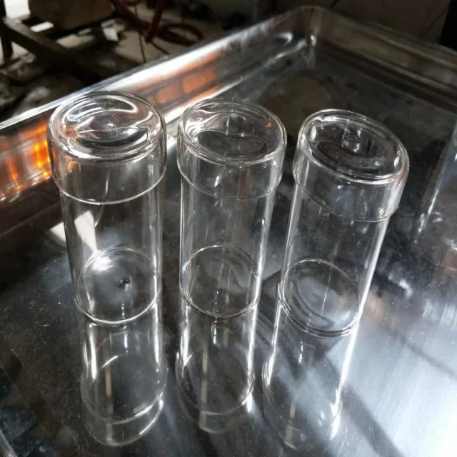 seller can be customized high borosilicate glass tube  glass bottle glass test tube with cork
