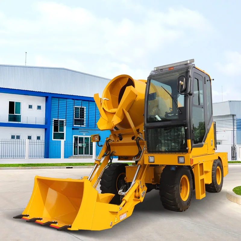 2024 new model Hot Sale self loading concrete mixer Automatic weighing and automatic loading