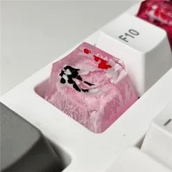 1PC Koi Resin Keycaps For Cherry Mx Switch Mechanical Gaming Keyboard Keycaps Replace Handmade Keycaps