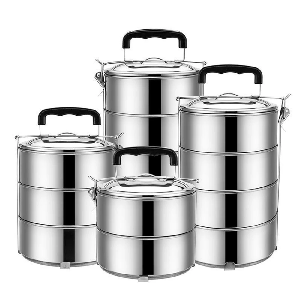 3 Layer Stainless Steel lunch box/tiffin with compartment