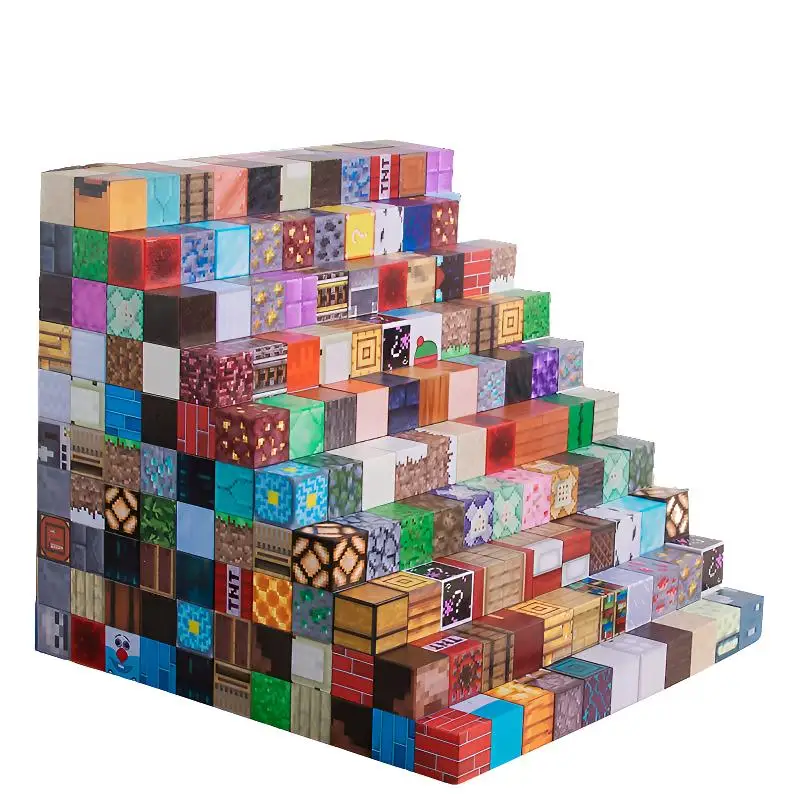 BGL hot selling magnetic block building blocks DIY building mini world building toys for kids