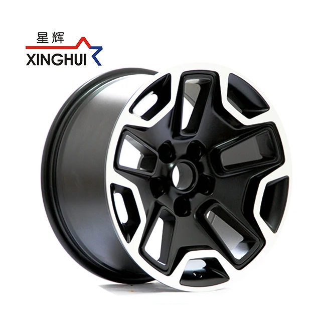 rines17 inch 4x4 rims concave black machine face 5 holes pcd 5x127 ET-13 SUV offroad car wheels