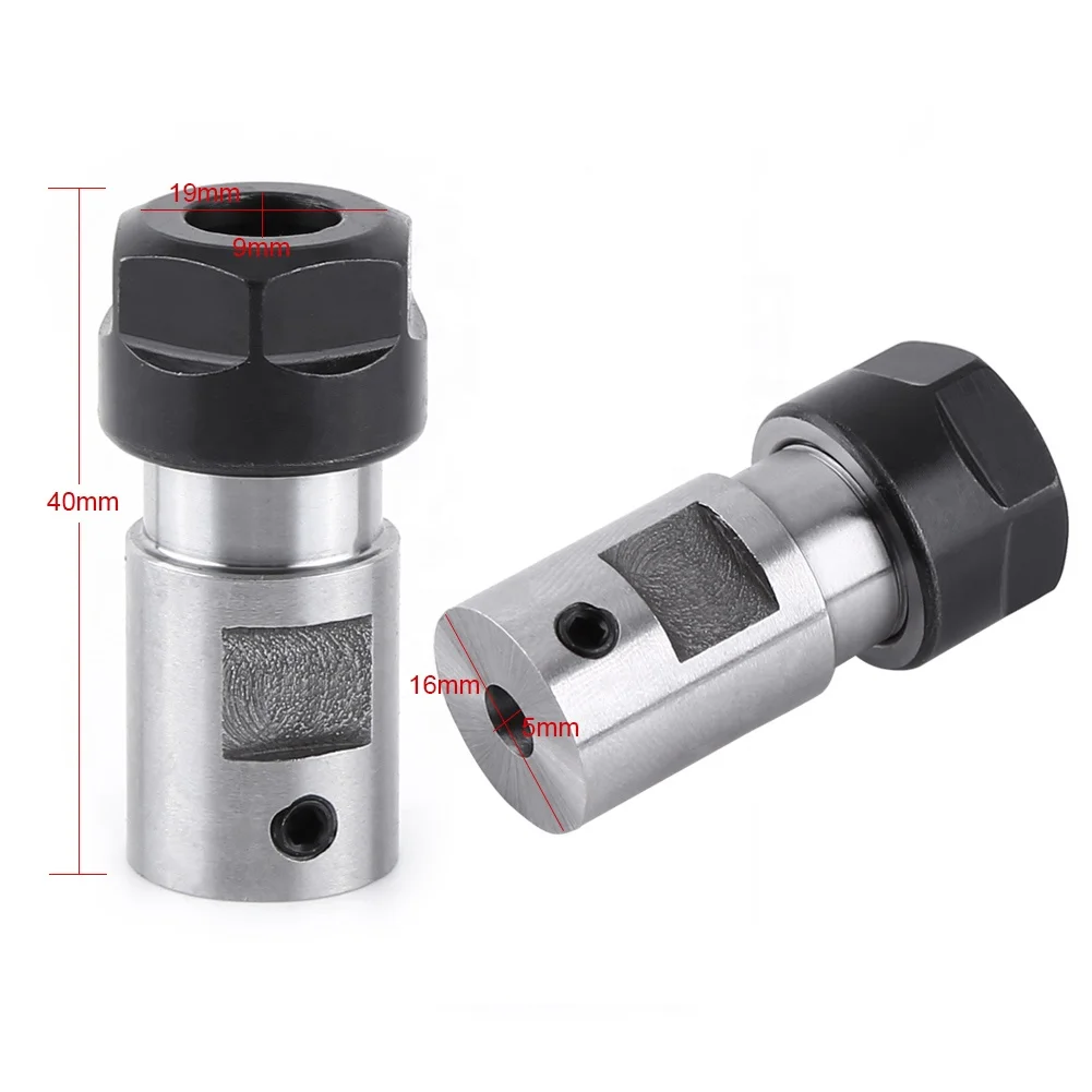 ER11A 5mm CNC Milling Motor Spindle Shaft Collet Chuck Extension Rod Holder Toolholder