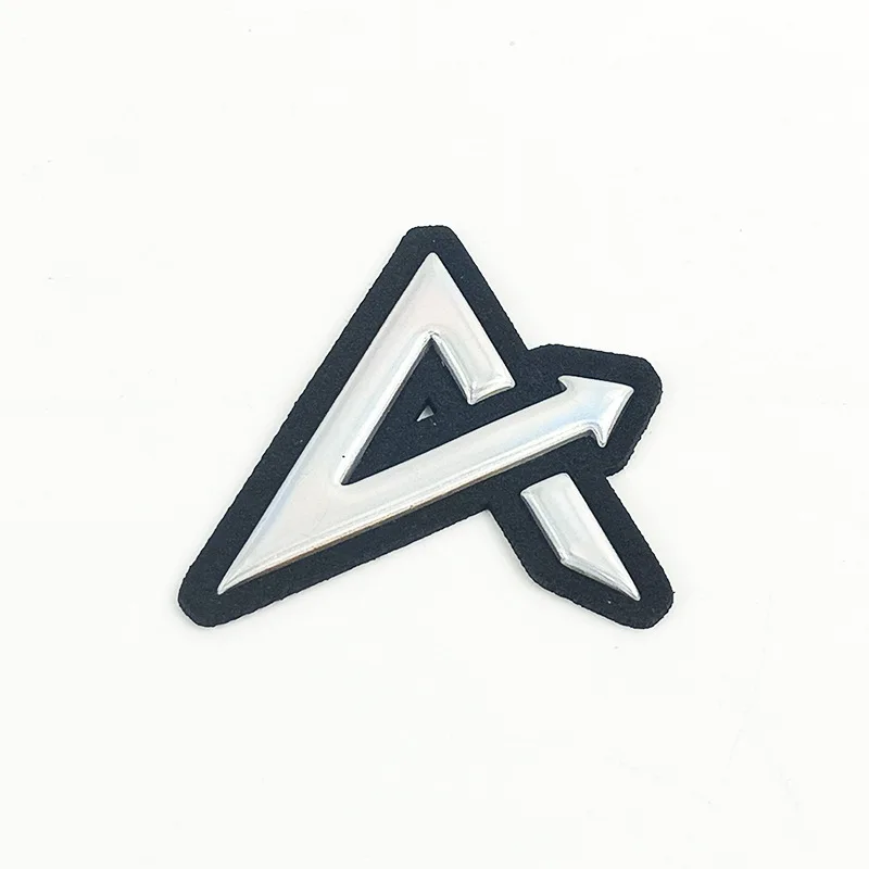 Custom 3D Logo Metallochrome Color Material Logo Three Tridimensional TPU Heat Press Transfer Logo