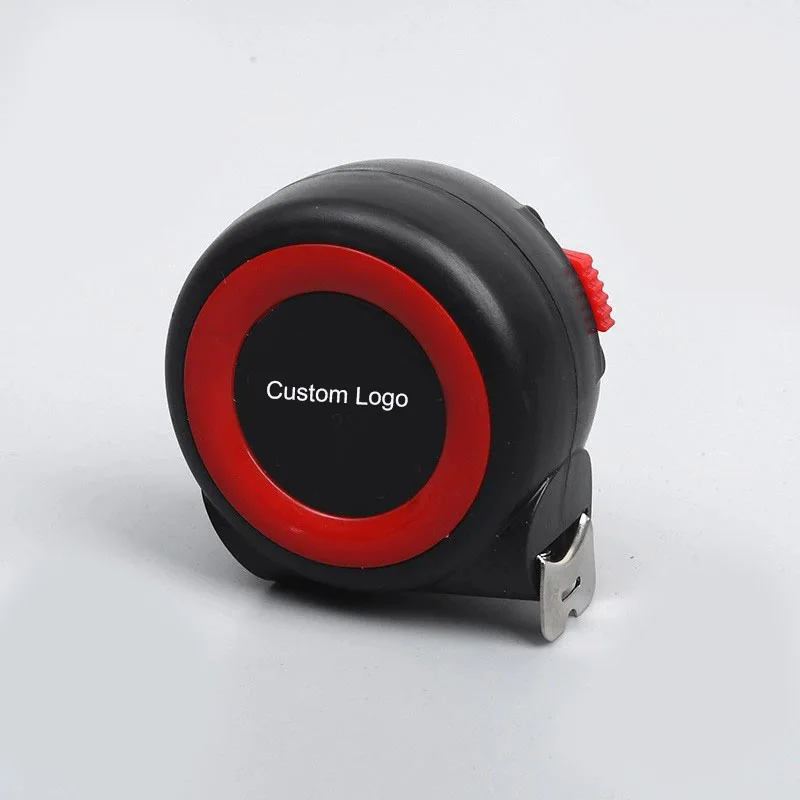NEW 3M/5M/7.5/10M logo custom high-precision automatic black red case steel tape measure
