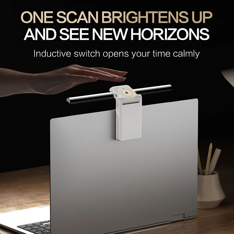 Wholesale 5000mah Magnetic Attachment Dimmable Hanging Smart Control Rechargeable Eye Protection Laptop Monitor Screen Light Bar