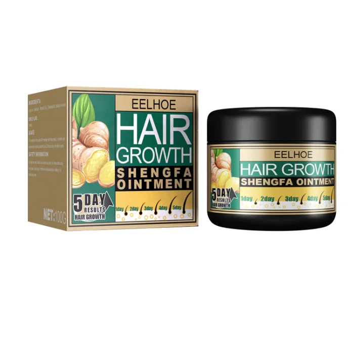 EELHOE 100g Ginger Dense Hair Cream Thick Hair Deep Cleansing Soft Repair Dry Manic Hair Cream