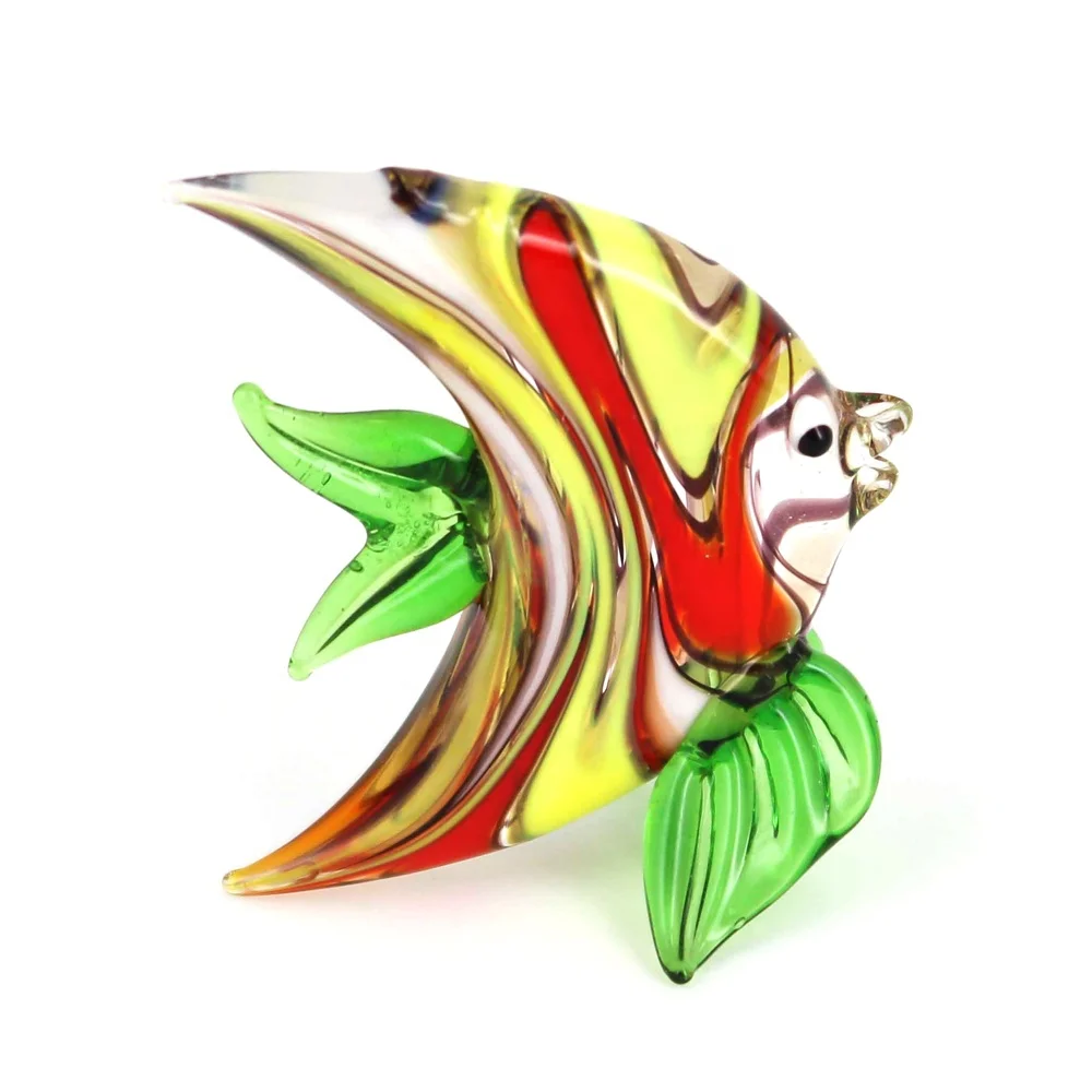 Aquarium miniature handmade art decorative glass fish figurine