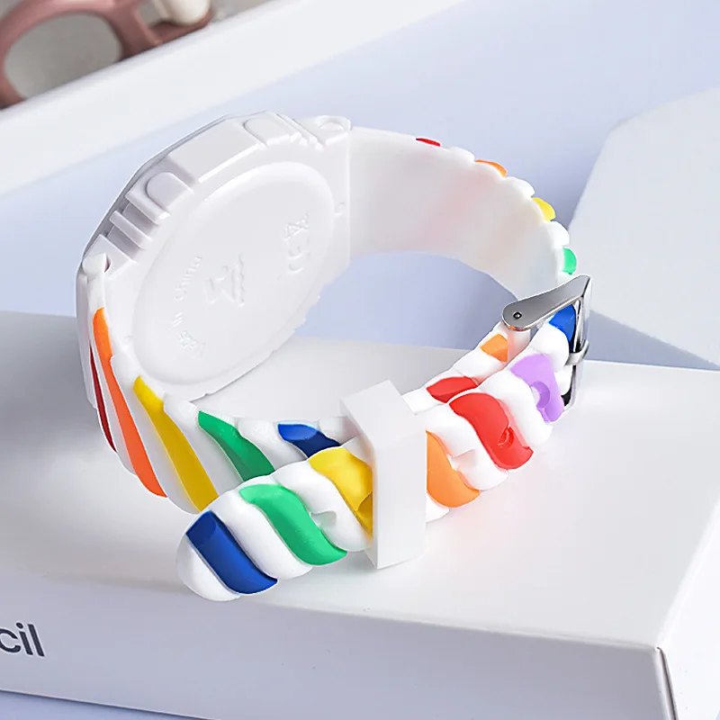 Новые модные F17 силиконовые водонепроницаемые электронные часы с сенсорным экраном для мальчиков и девочек светодиодный цифровой дисплей спортивные