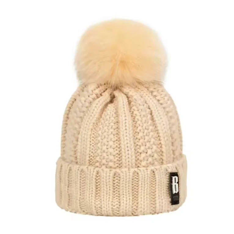 Winter Knitted Beanies Hats Women Thick Warm Beanie Hat Female Knit Letter Bonnet Beanie Caps Scarf Outdoor Riding Sets