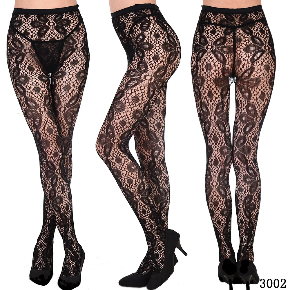 New Halloween Nylon Fishnet Tattoo Patterned Tights High Waist Suspender Fishnet Stocking Super Elastic Sexy Pantyhose for Women