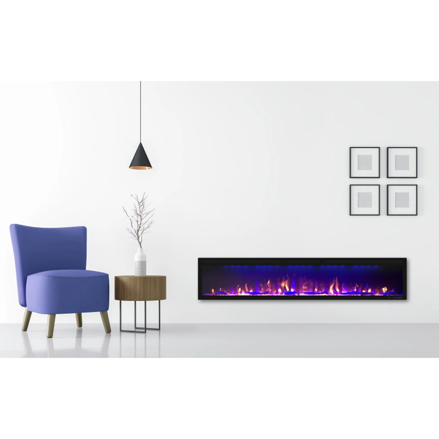 Luxstar 88GP внутренние медиа электрические каминные обогреватели Royal Slim 1.5KW камин с дистанционным управлением