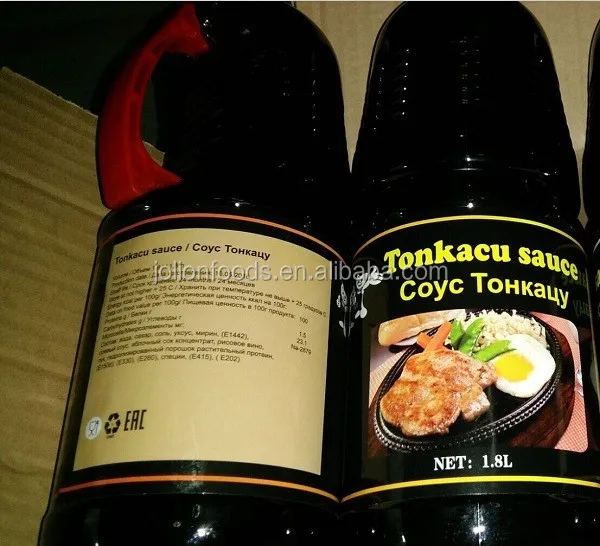 JOLION Japanese Cooking Cuisine Food Seasoning OEM Brand  1.8L PET Bottle Japan Tonkatsu Sauce