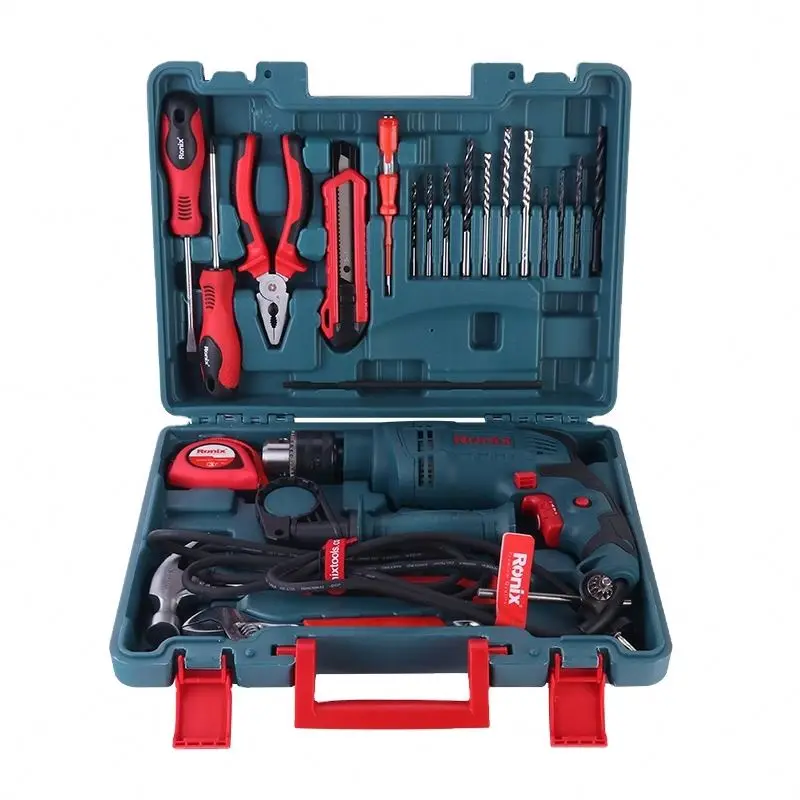 Ronix Hot Sale RS-0001 650W cheapest price Multi-Functional Professional 22PCS power tools Impact Drill kit Tool Sets