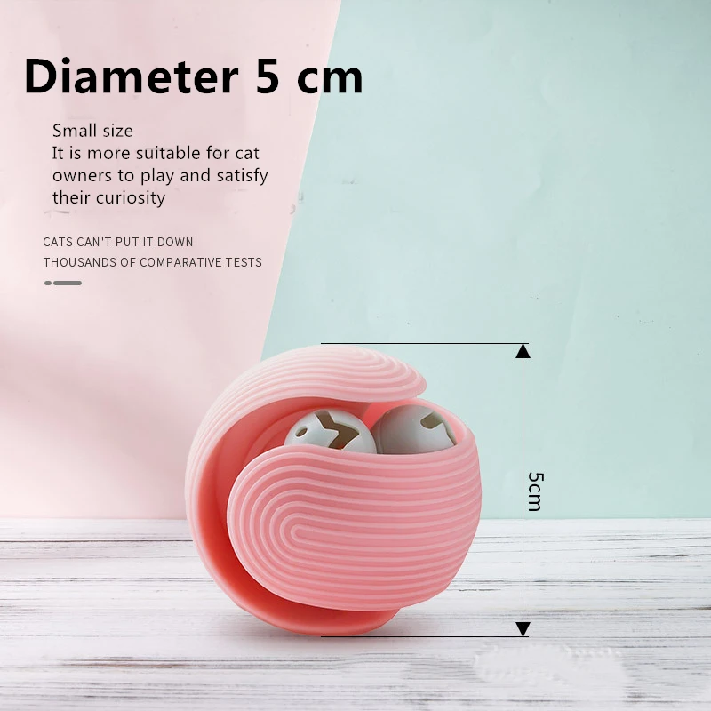 Cat Toy Cat Molar Bite Tease Prey Bell Ball Cat Toy