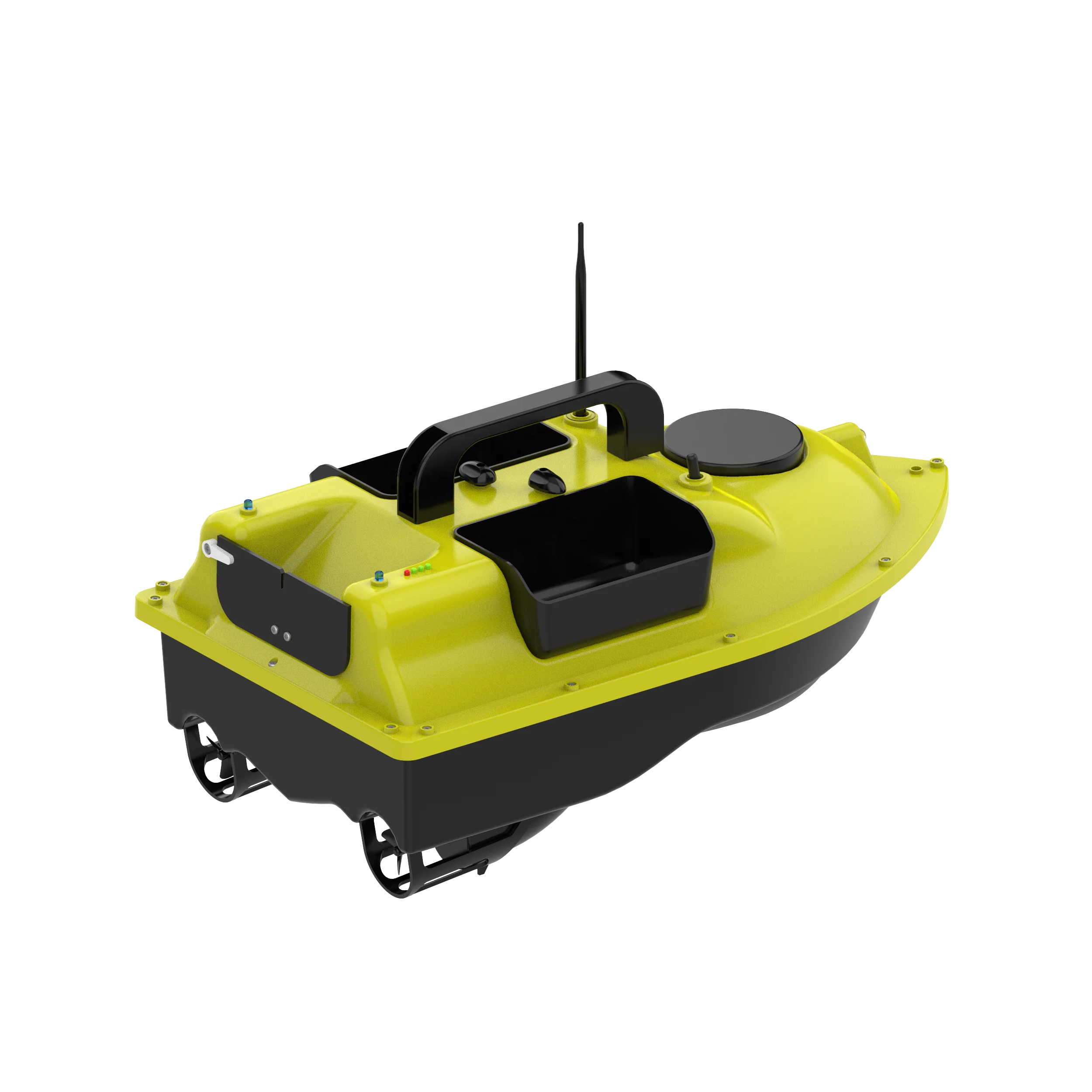Hot Sale Factory Cost Remote Controlled 3 Hoppers Fishing Bait Boats with GPS Autopilot F22-BG1800