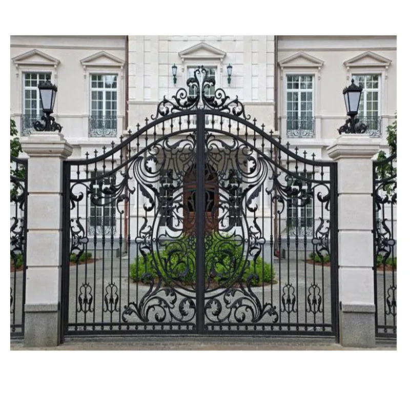 Simple wrought iron gates sliding gate  Iron Gate Design in California