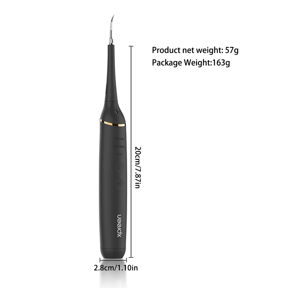 Home Use Tartar Scraper Tool Kit Electric Tooth Cleaner Dental Scaler Calculus Remover