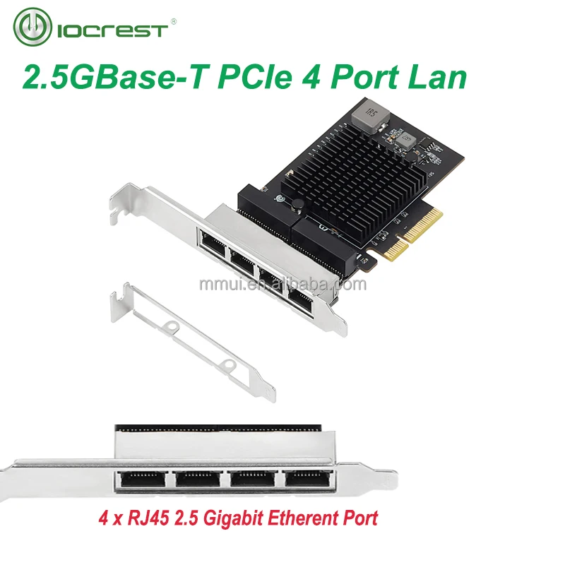 New Product PCI EXPRESS Pci-e 2.5g Network Card Wired 4 Port 2.5g Nic NO Pci Express X4 Nic