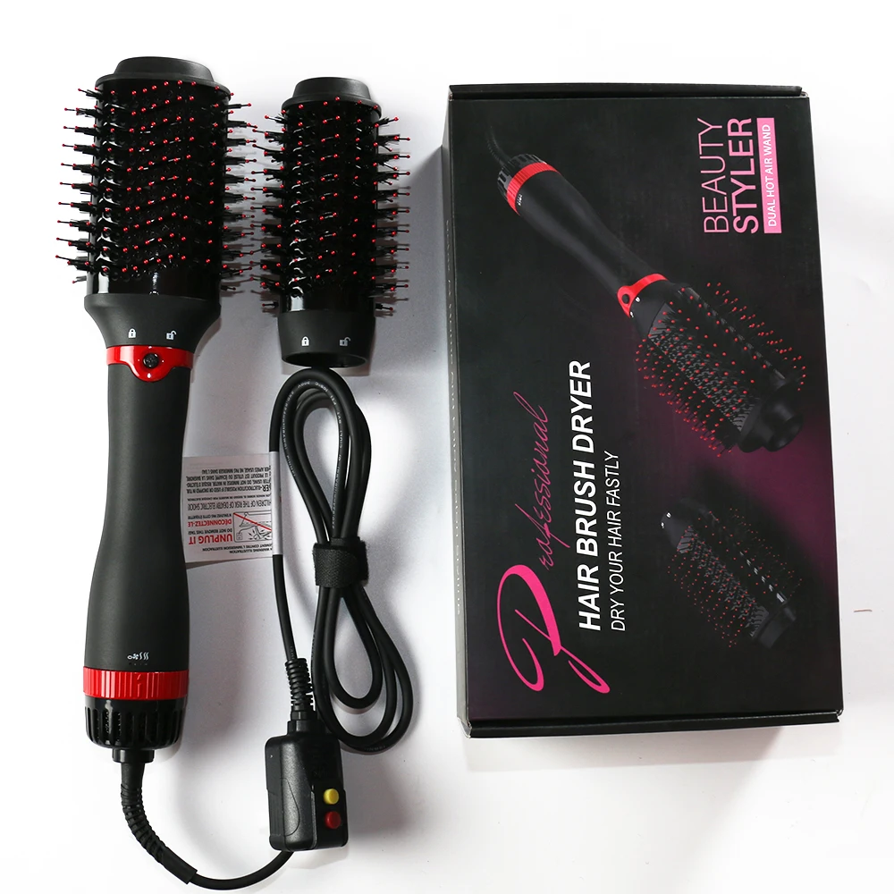 SMET Professional Detachable Hot Air Brush Comb Blow Out 2 in 1  Hair Dryer One Step Hair Dryer Brush