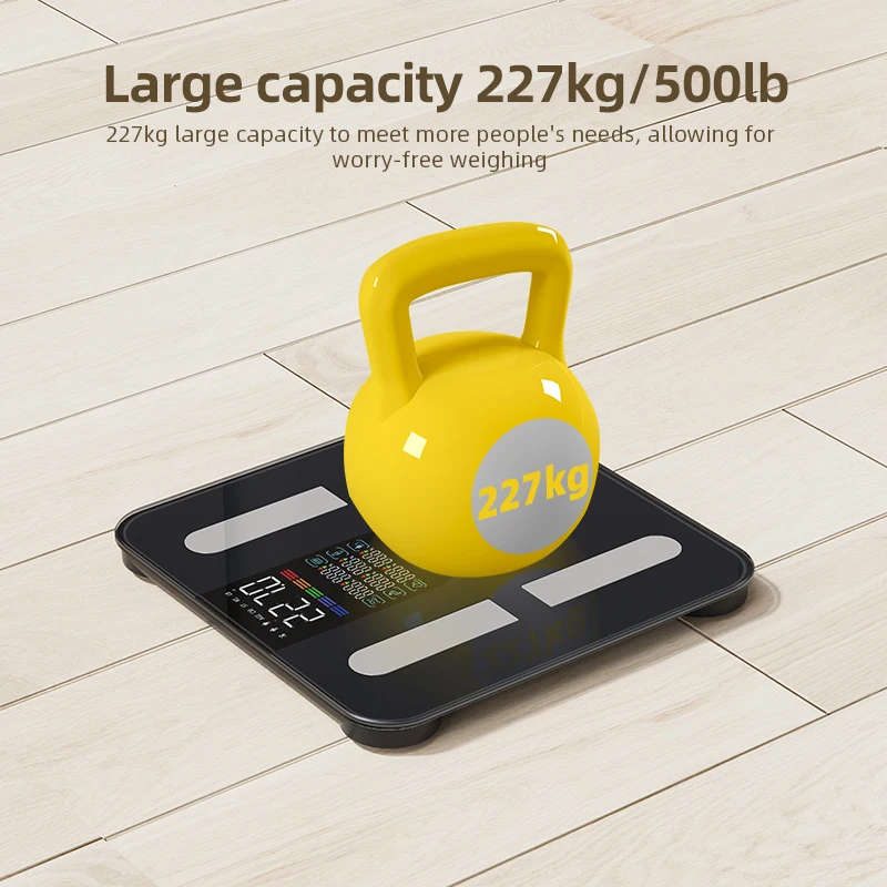Free OEM ODM High Accurate Sensor Smart Scale Measuring Body BMI Digital Bluetooth Weighing Scale With Ios And Android APP