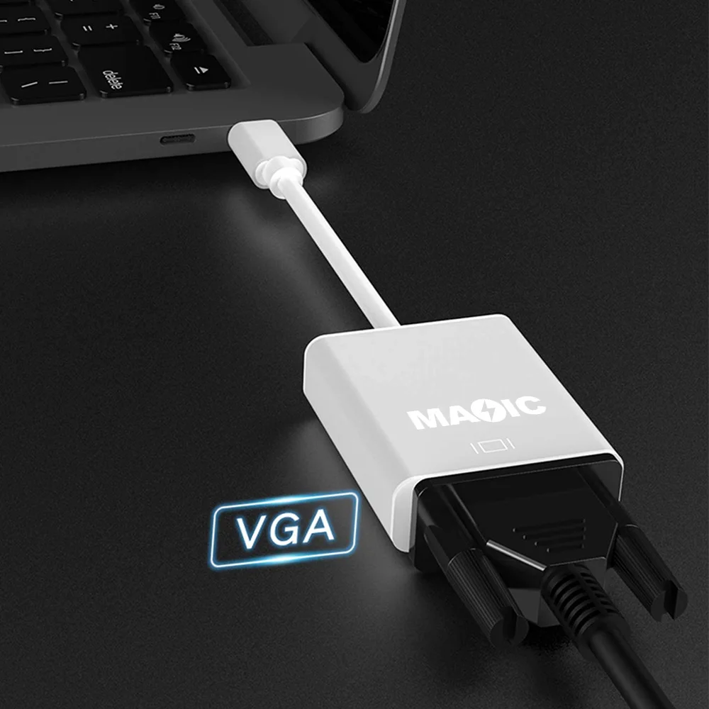 Лидер продаж адаптер Magelei с USB C на VGA HubUsb 3 1 Type Vga конвертер без драйвера