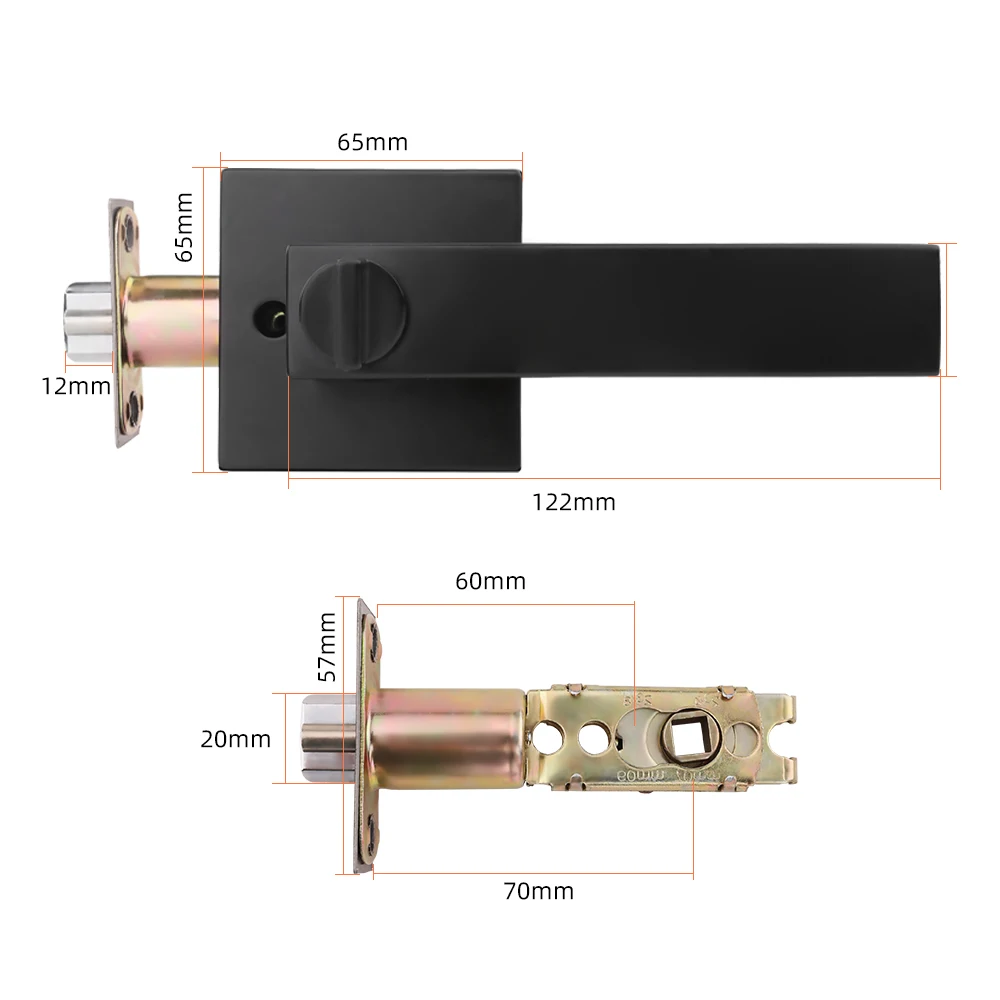 Roeasy USA door handle lock with key lock supplier door lock set with cylinder and handle