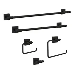 High Quality Five Pieces Luxury Bathroom Accessories Set with The best seller in the US market