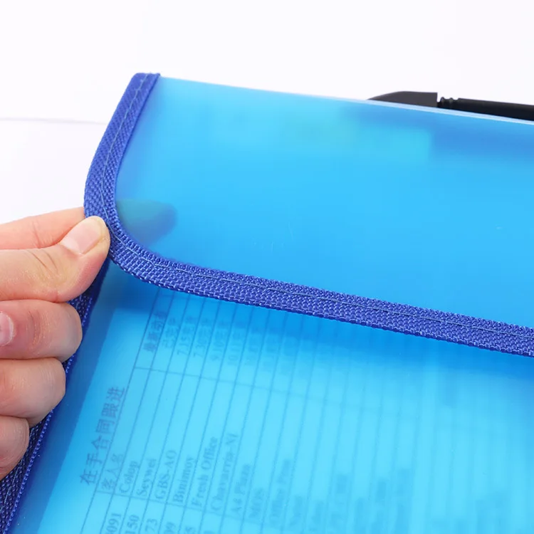 Foska Portable Handle 13 Pockets Durable Expanding File Folder for Organizing Papers Files Scripts Notebooks Receipts Bills