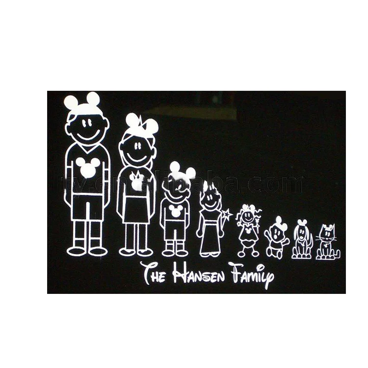 Funny Family Car Sticker