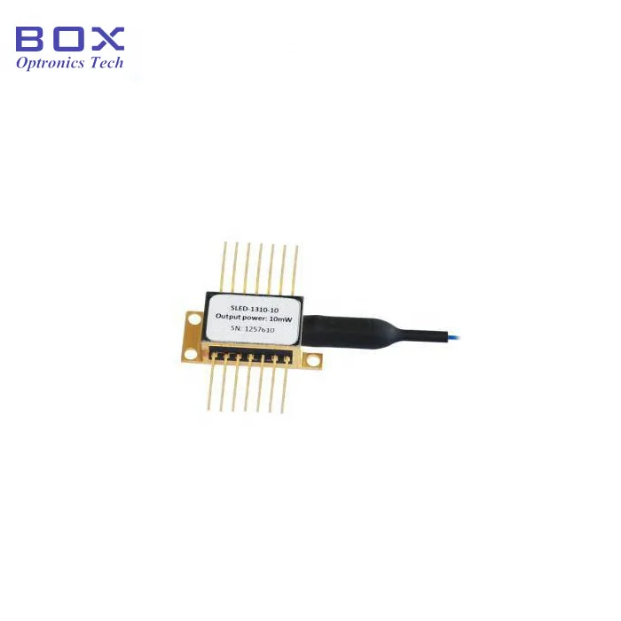 8 PIN superluminescence 1310nm  SLED 1mW Butterfly Laser Diode