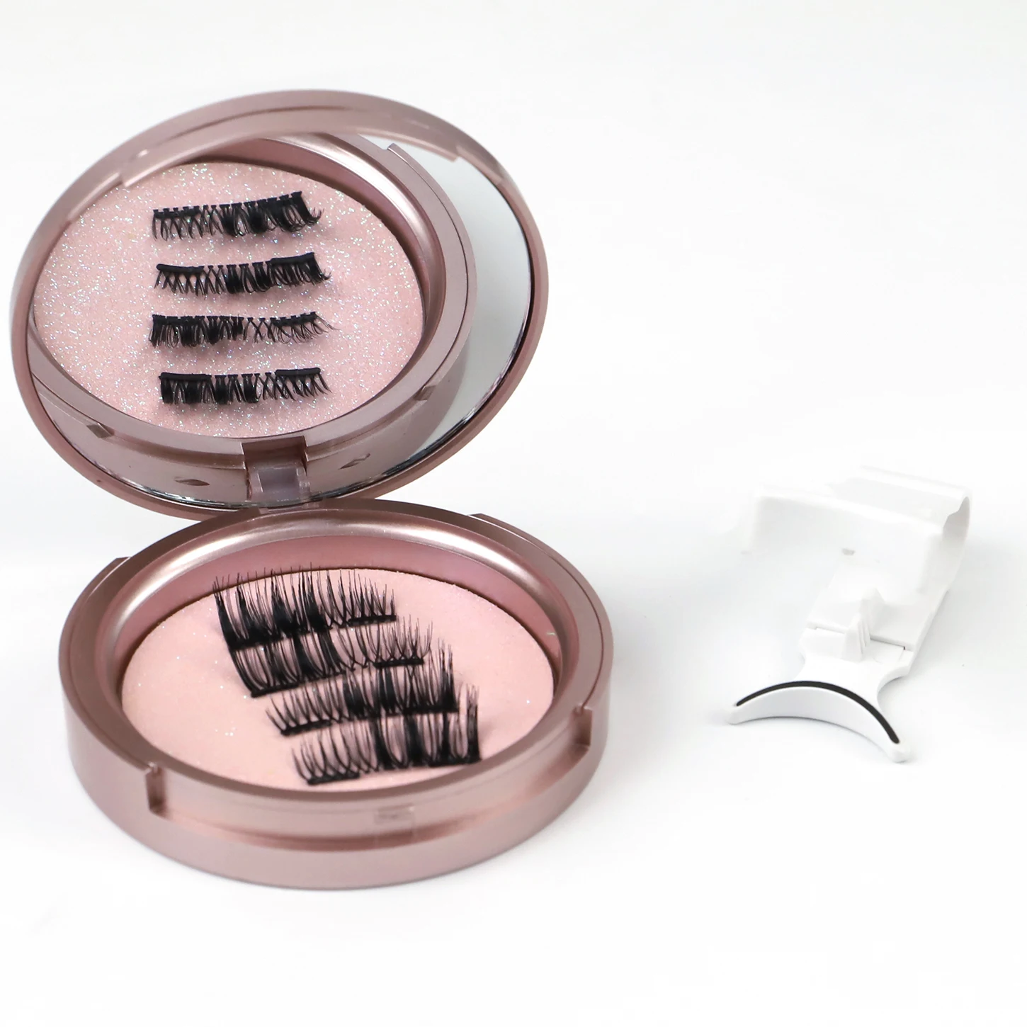 Easy to Wear Quantum Magnetic Lash Wholesale Magnetic Soft False Eyelashes with Applicator Without Glue