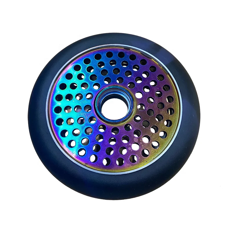 100mm*24mm Custom Skates Skate Skateboard Toy PU Wheels With Bearing roller scooters wheel