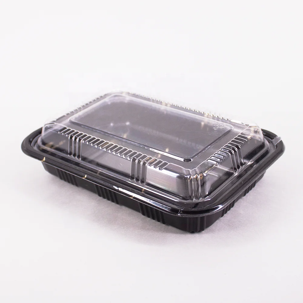 PET  blister container with lid for  food plastic tray