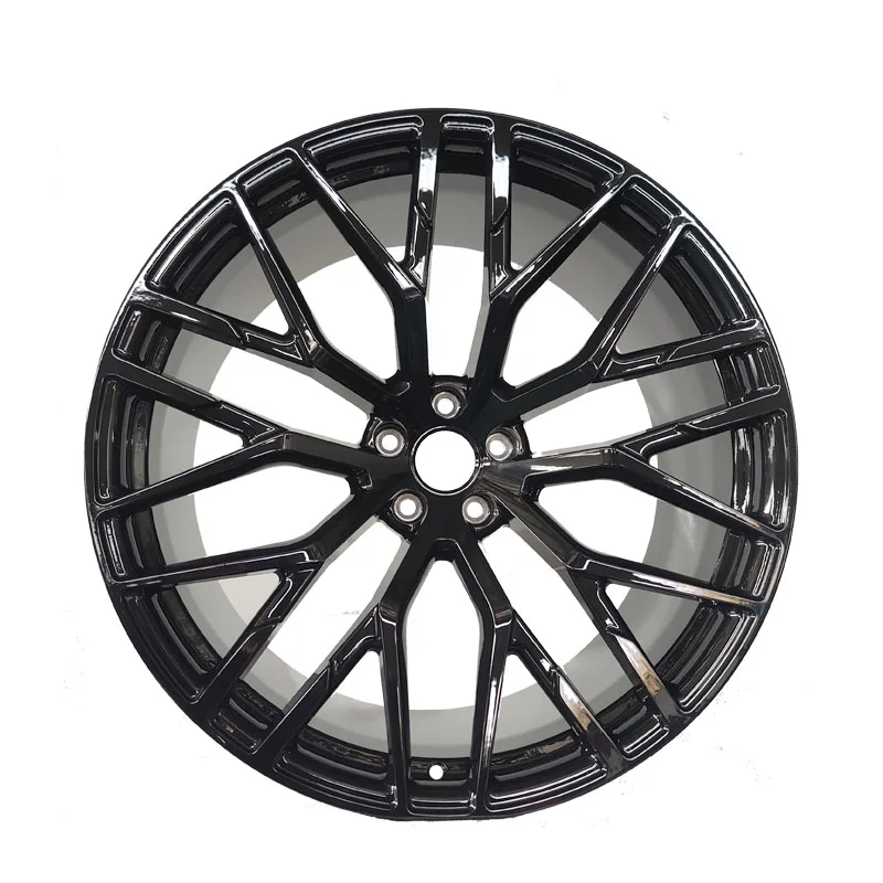 New design 22 23 24  inch customized forged aluminum wheels for gloss black passenger  car wheels