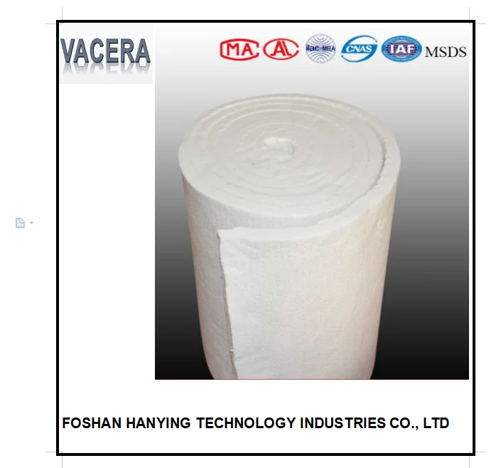  high alumina ceramic fiber blanket insulation at