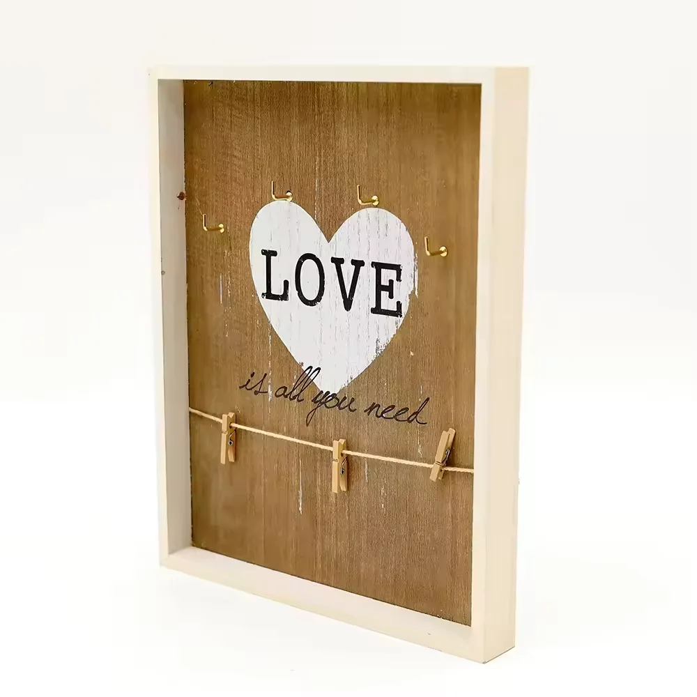 Home Decor Wood Crafts Custom Wooden Wall Key Box