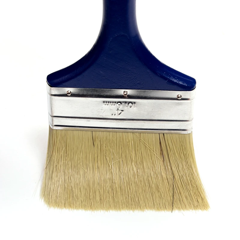 China Local Factory Wooden Handle Natural Soft  Bristle Brush  Small Paint Brush different size Brush bristle