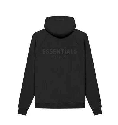 High Street FEAR OF GOD ESSENTIALS New Double-line FOG Sweater Coat Trendy Logo Reflective Letters Loose Fashion Hoodies