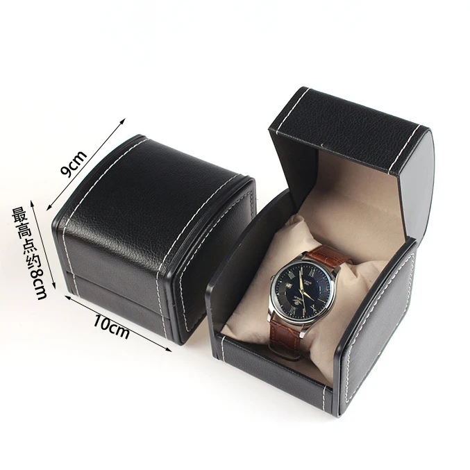 Custom arch PU watch box Wholesale waterproof storage box Custom logo luxury  packaging gift Jewelry box