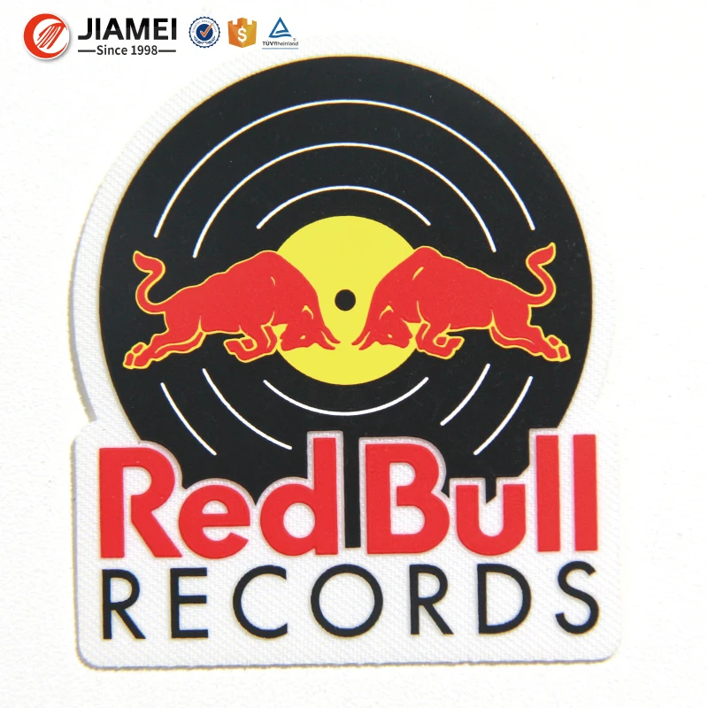 3D High Quality Silicone Heat Transfer Patch with Fabric for Sports Clothing