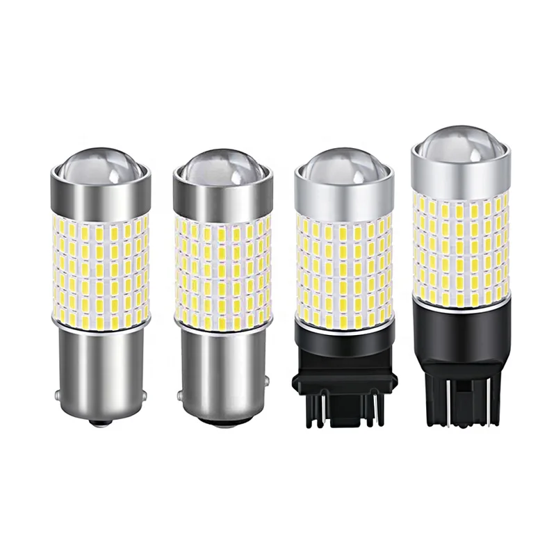 JIACHI FACTORY Super Bright 1157 Led Tail Stop Light P21/5W BAY15D Led 1156 BA15S Bulb 12V 24V White Led Brake Lamp Auto Parts