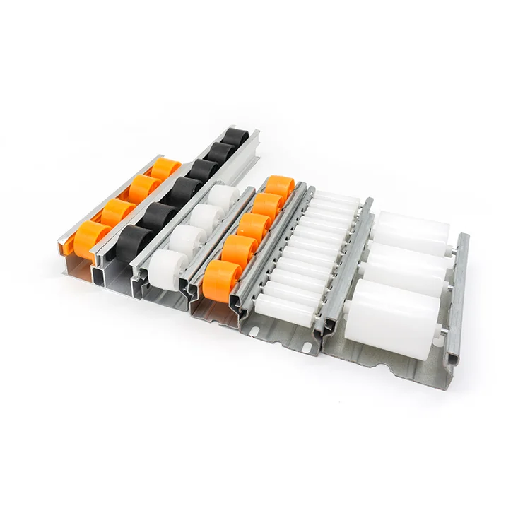 
flow plastic wheels roller track For assembly line flow rail 