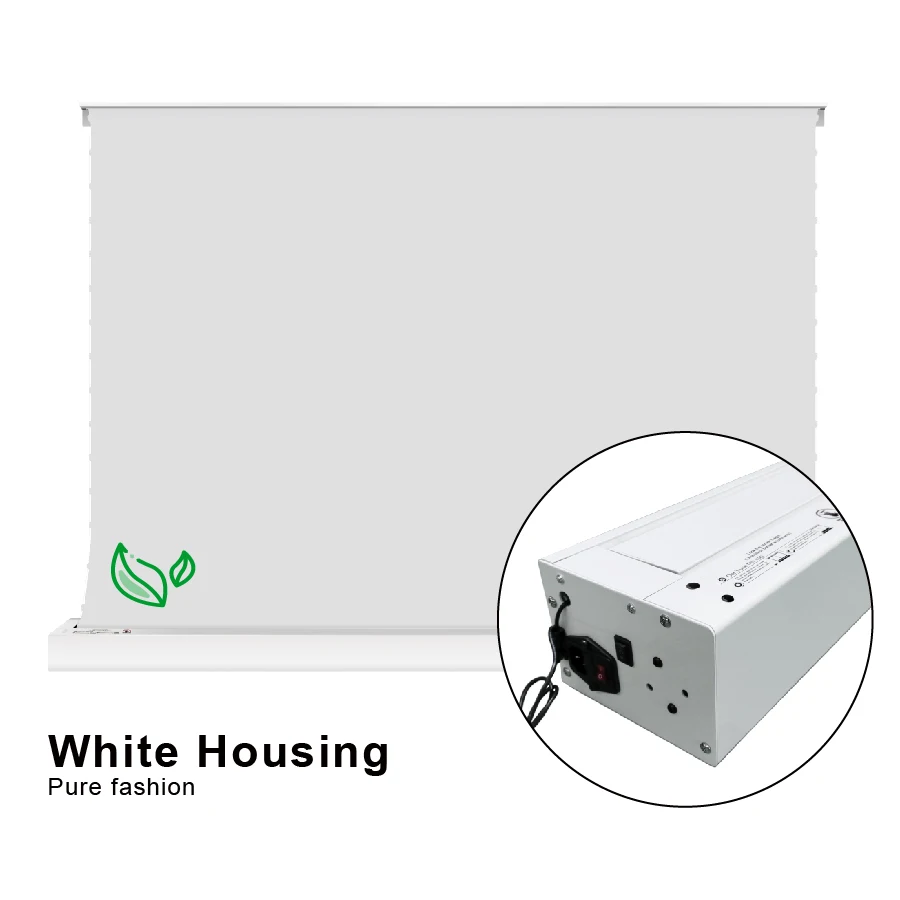 VIVIDSTORM 120inches floor standing projector screens with White cinema Screen Material for led normal projector