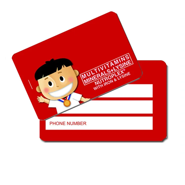 CT-027 Custom Full Color CR80 30mil Plastic PVC Signature Card Signature Member Card
