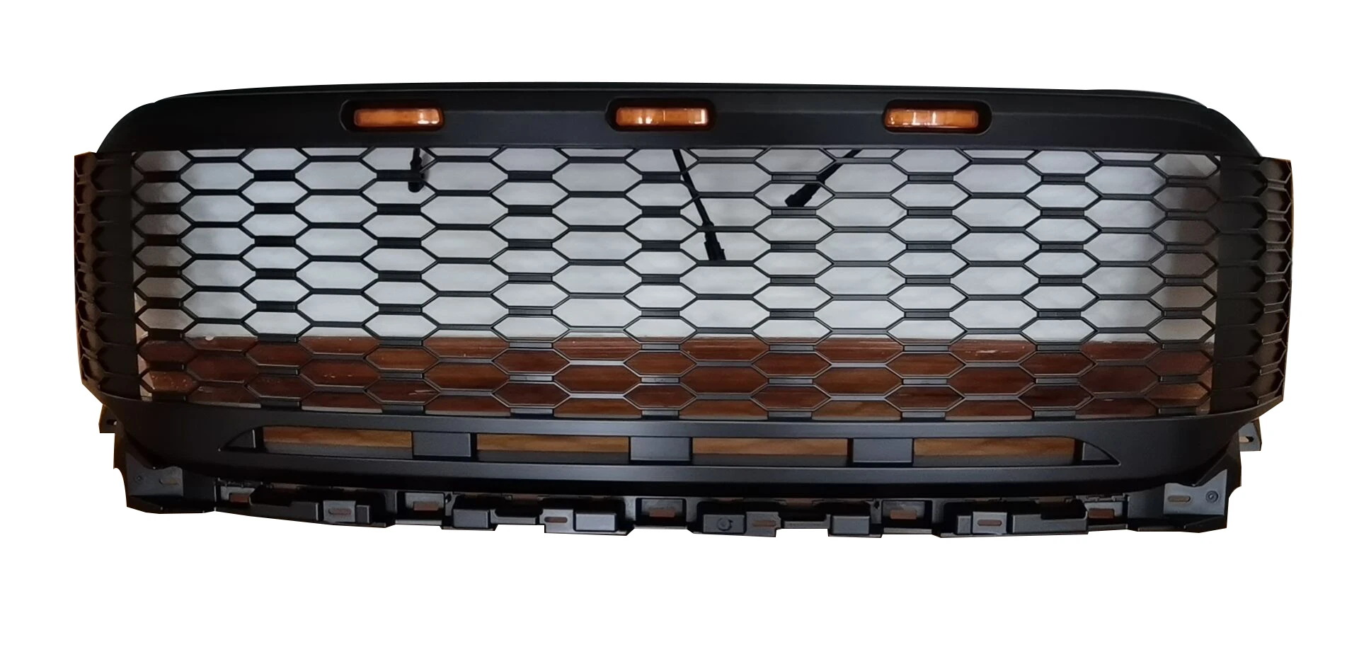  15-17 Offroad 4X4 Front Bumper Upper Mesh Grille for F150 Grill LED