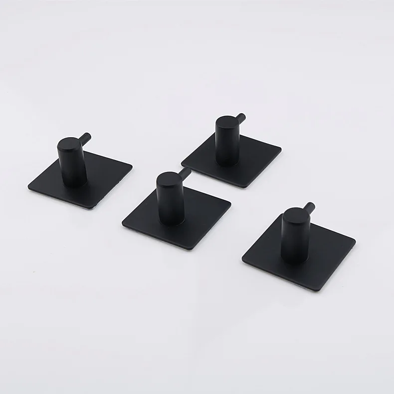 Self Adhesive Hooks Set of Strong Sticky Wall Coat Towel Hooks  Key Hook 304 Stainless Steel Sti