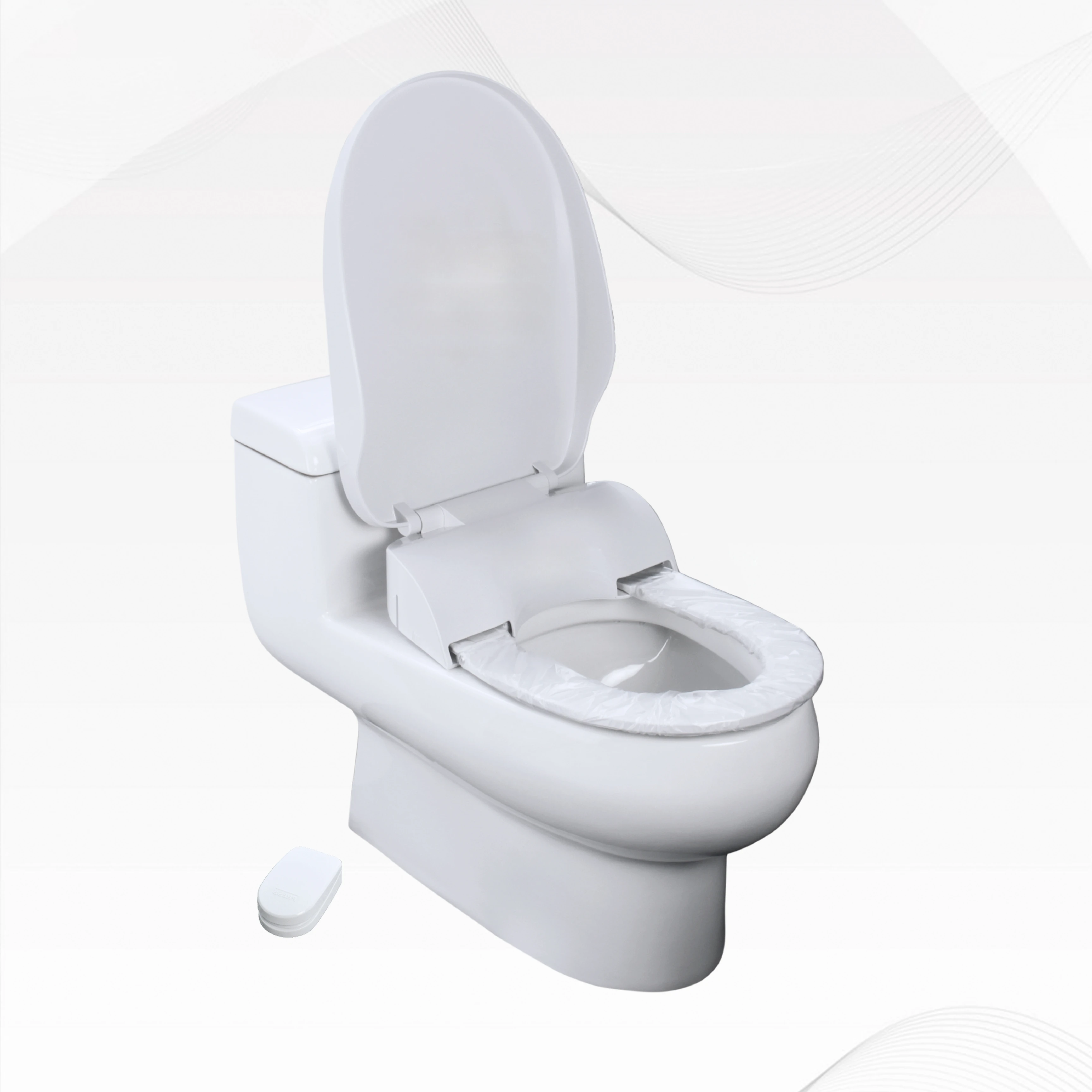 Intelligent commercial disposable sanitary extension toilet seat, automatic replacement