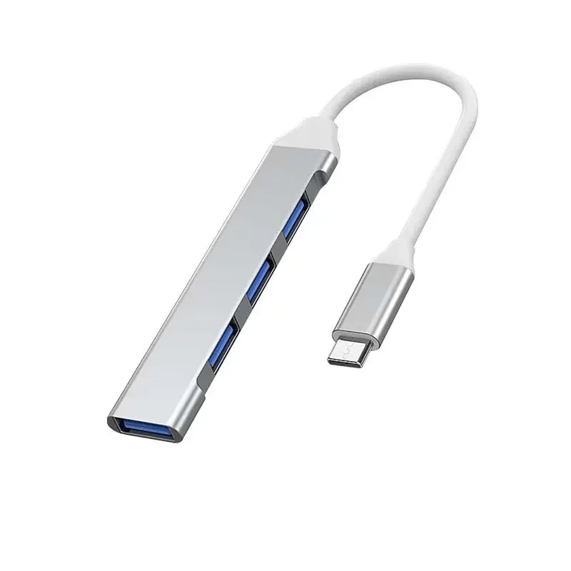 HUB Expansion Dock USB 3.0 4 Port Type C to USB Hub 4 in 1 Docking Station Adapter for Macbook Laptop Mobile phone and IPad