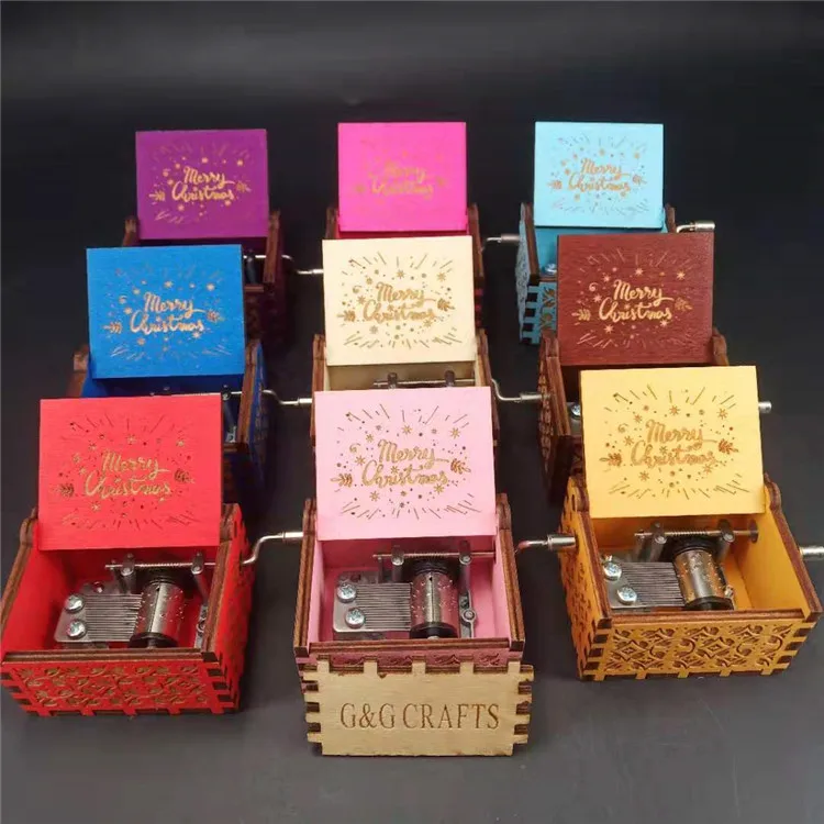 Фабричная поставка, оптовая продажа, деревянная миниатюрная Музыкальная шкатулка